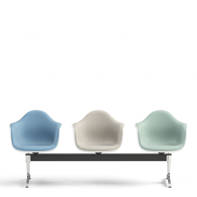 Eames Plastic Chair & Armchair beam seating